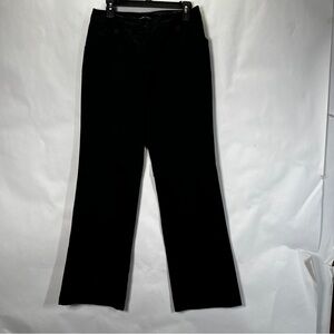 New York & Co Wide Flare Leg Pants Size 6 Tall Stretch
